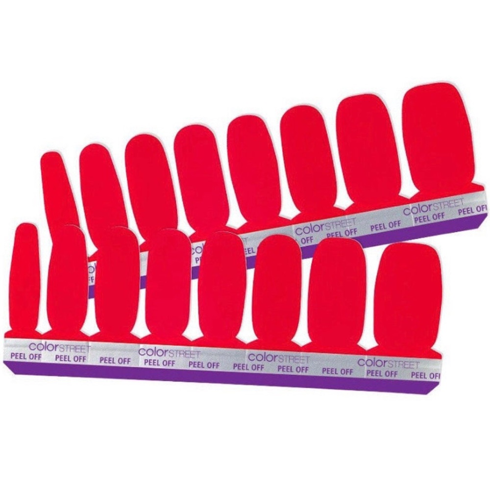 *Retired* Color Street: Ecuador-able | Hot Pink Orange Summer Bright Neon Red - Picture 13 of 13